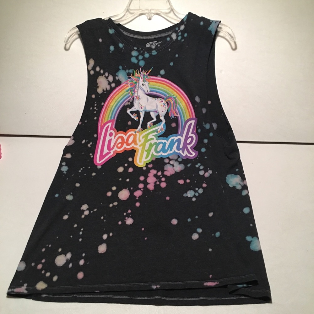 Lisa frank muscle tank xl